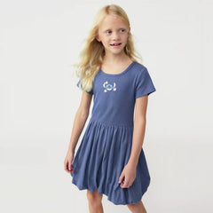 Kid Girls' Disney Stitch Bubble Hem Dress
