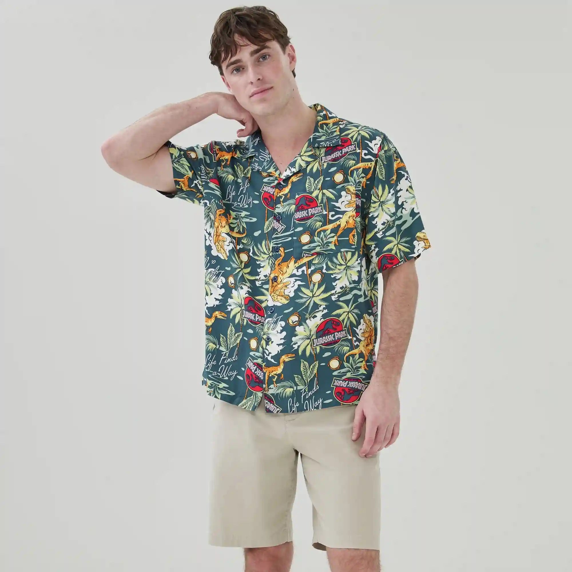 Men's Jurassic Park Gauze Shirt