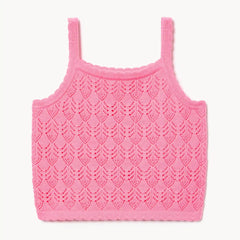 Toddler Girls' Pointelle Scalloped Tank