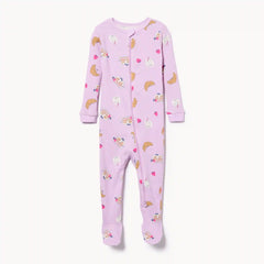 Baby Girlsâ Double Zip Sleeper