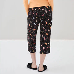 Printed Cropped Sleep Pant