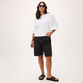 Heavyweight Cotton Puffed Sleeve Top