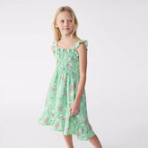 Kid Girls' Minecraft Crinkle Gauze Dress