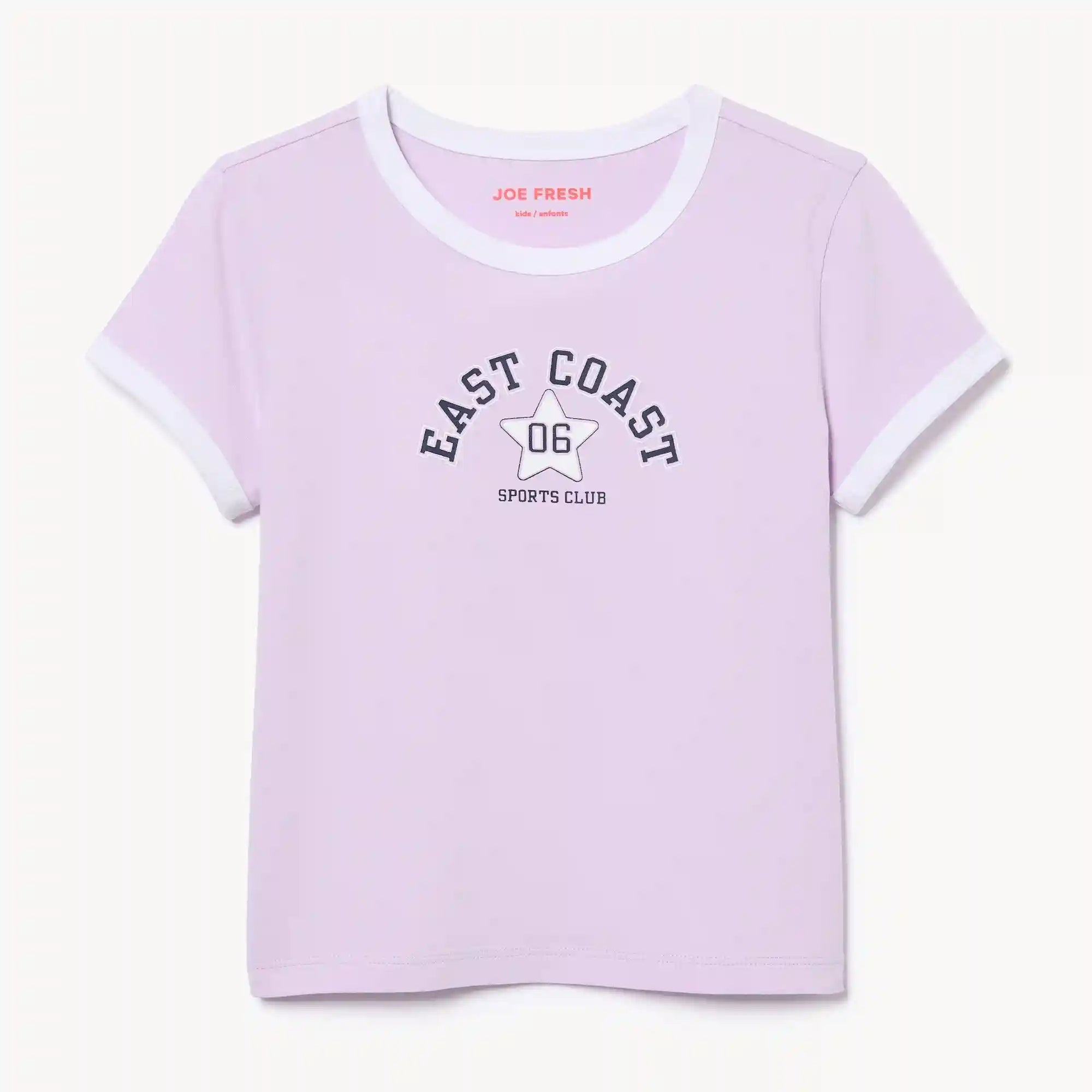 Kid Girls' Graphic Ringer T-Shirt