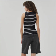 Ribbed Striped Tank Top