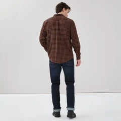 Men's Flannel Button-Down Shirt