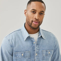 Men's Denim Work Shirt