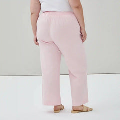 Women+ Linen Cotton Wide Leg Pant