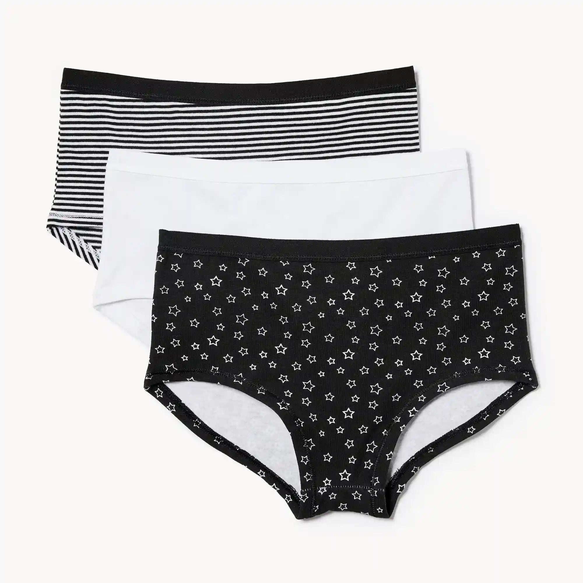 Kid Girls' 3-Pack Boyshort