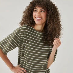 Striped T-Shirt Dress