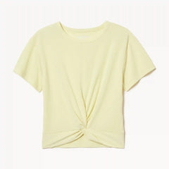 Kid Girls' Active Twist Front T-Shirt