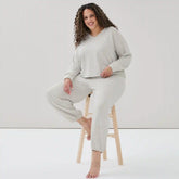 Women+ V-Neck Lounge Sweatshirt