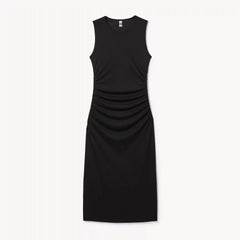 Active Side Ruched Midi Dress