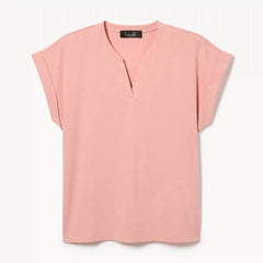 Novelti Classics Split Neck T-Shirt