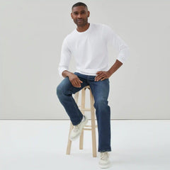 Men's Organic Cotton Crewneck Long Sleeve