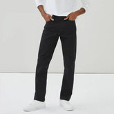 Men's Black Wash Straight Fit Jean