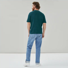 Men's Button-Up Polo Sweater