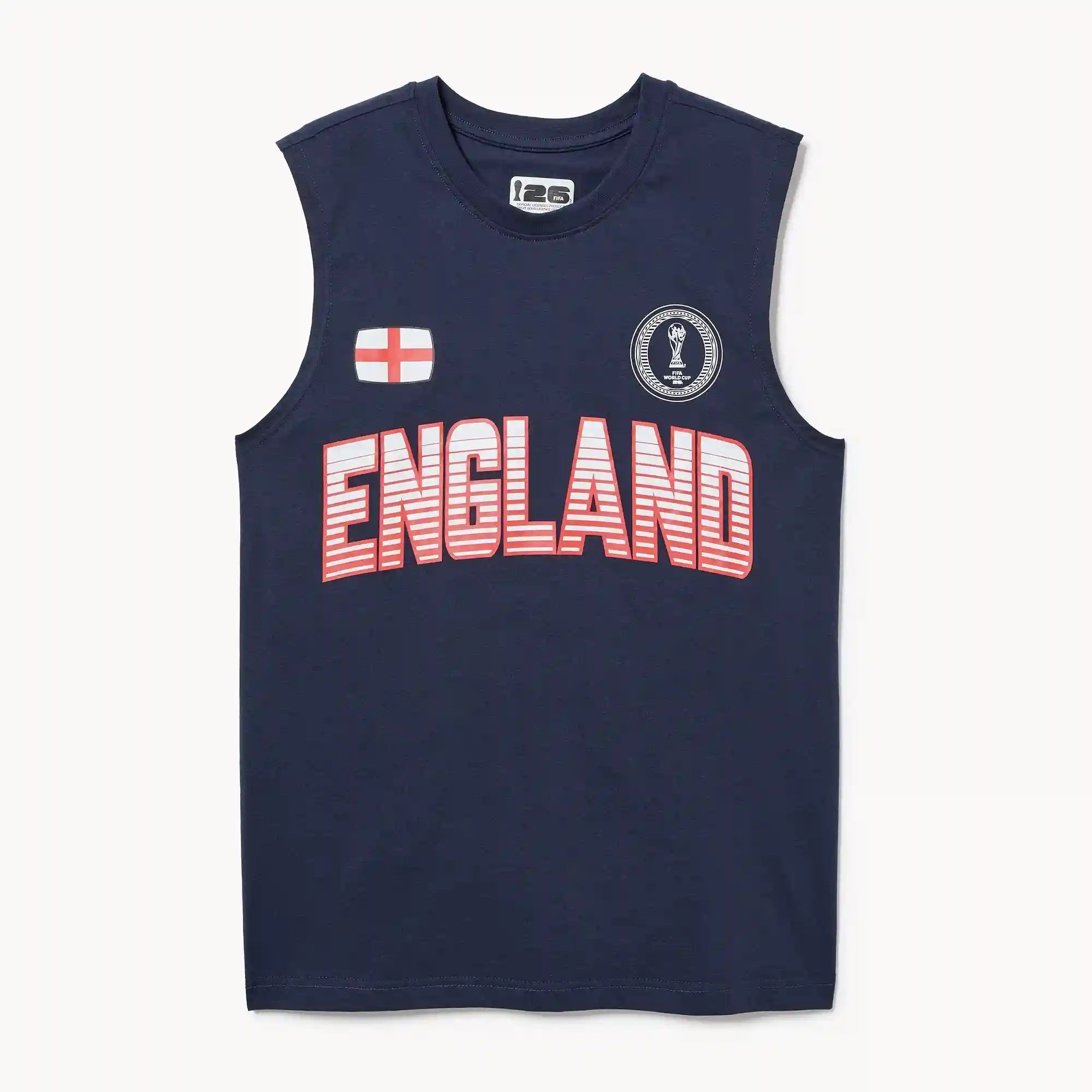 Adult FIFA World Cup 2026⢠England Muscle Tank