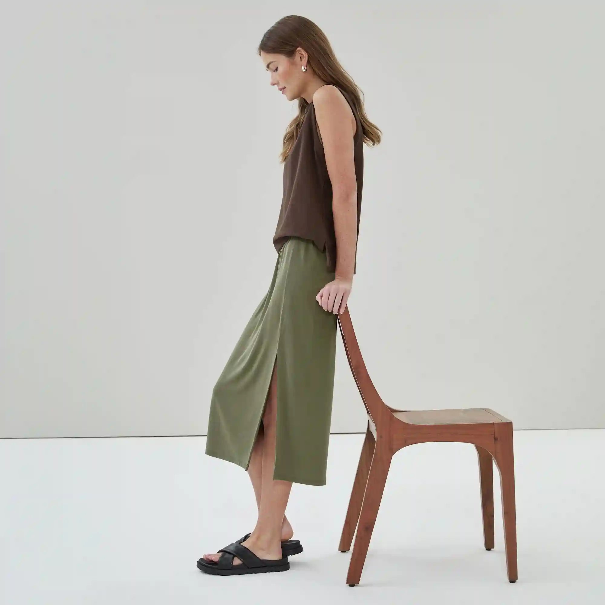 Sandwash Midi Skirt