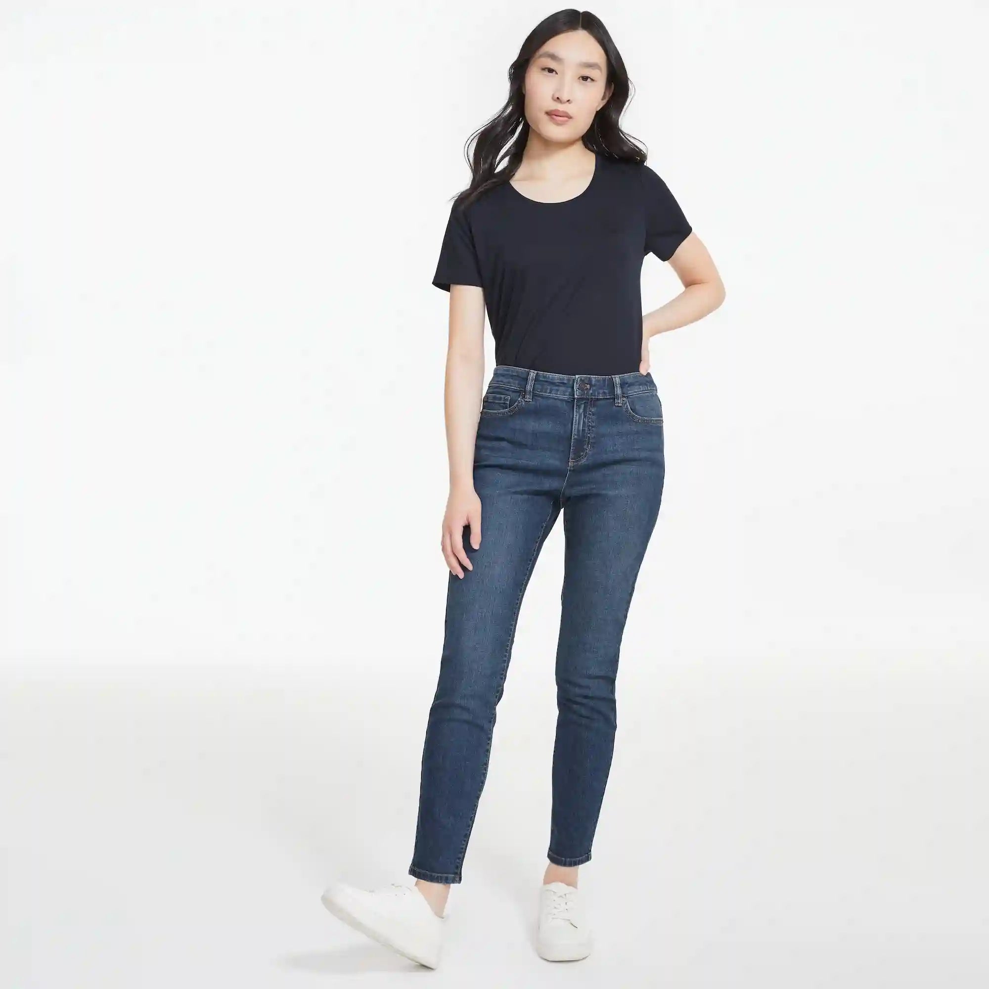 Mid Rise Skinny Jean.