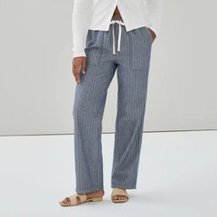 Dark Wash Pull-On Utility Pant