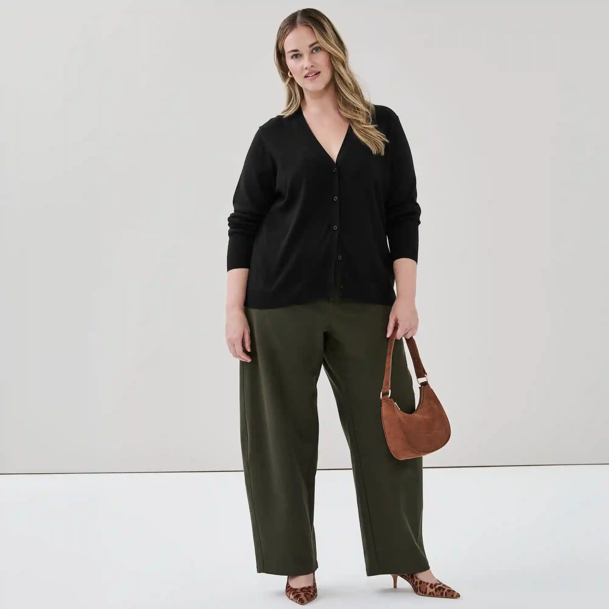 Women+ V-Neck Cardigan