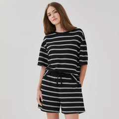 Striped Pull-On Short