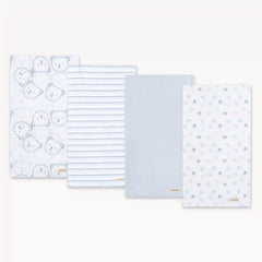 Newborn Huggies Organic Cotton Blanket 4-Pack