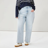 Women+ High Rise Wide Leg Jean