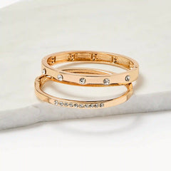 2-Pack Crystal Bangles