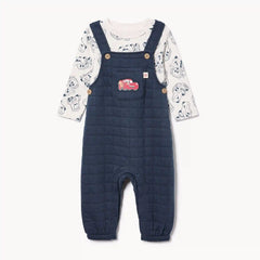 Baby Boys' Disney Cars Overall Set