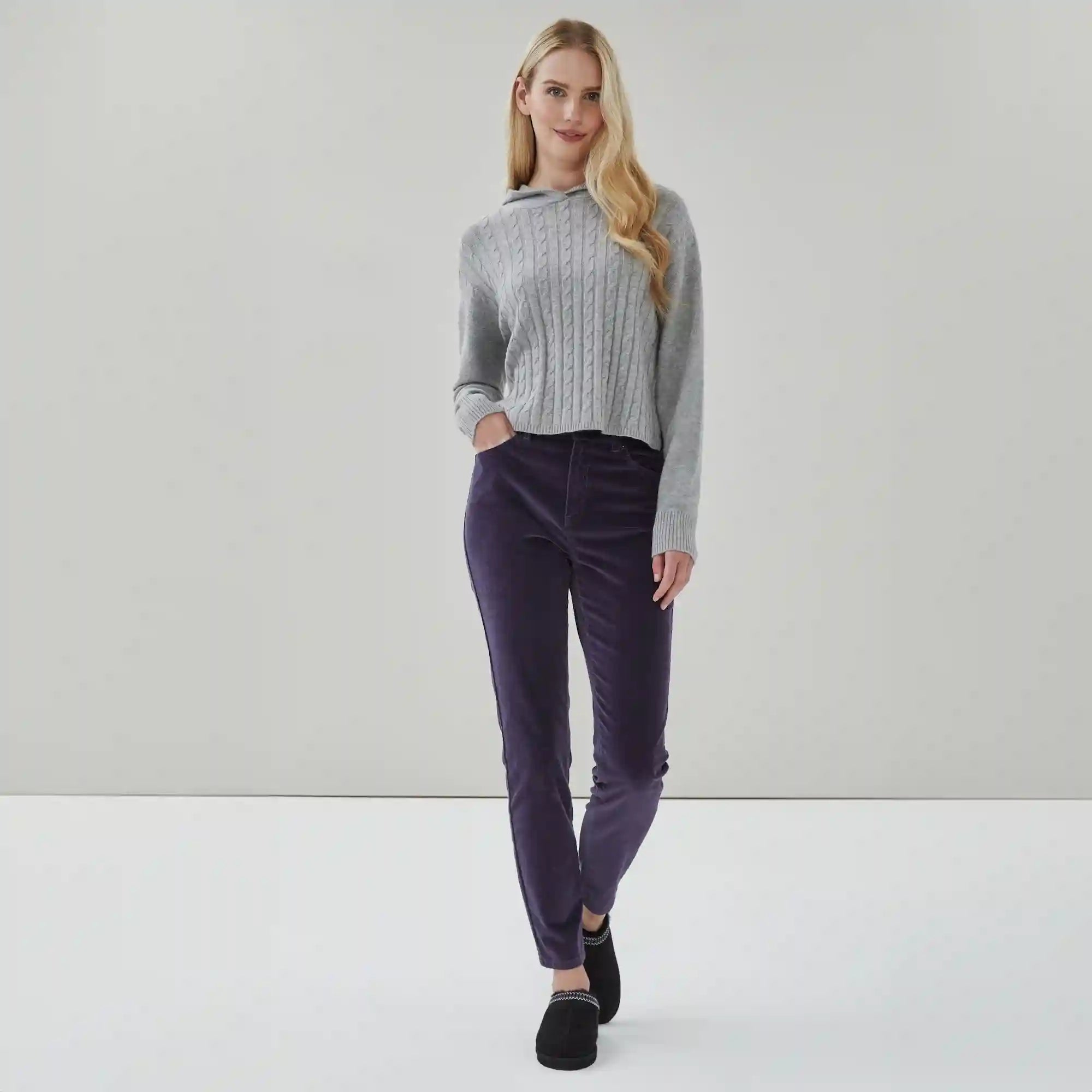 High Rise Corduroy Pant