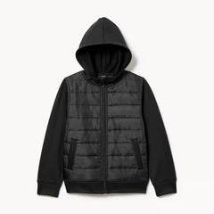 Kid Boys' Active Quilted Hoodie