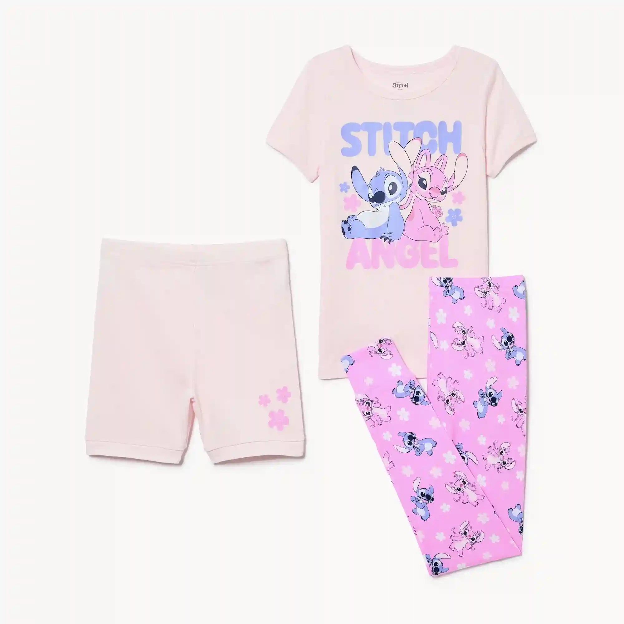 Kid Girls' Disney Stitch and Angel Sleep Set