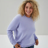 Women+ Ruffled Hem Sweater