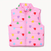 Kid Girls' LEGO® Printed Puffer Vest
