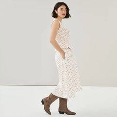 Printed Midi Skirt