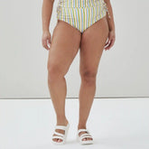 Women+ Striped Bikini Bottom