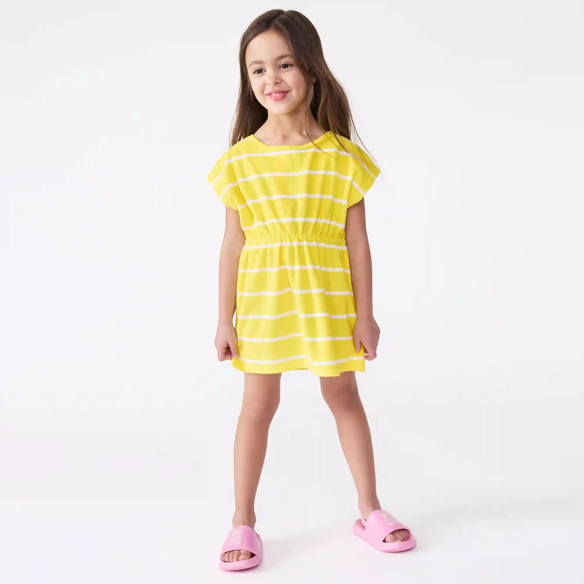 Toddler Girls' Striped Cover-Up Dress