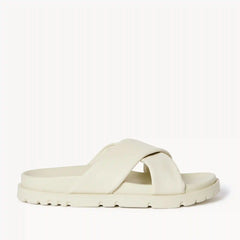 Faux Leather Crisscross Sandals