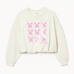 Kid Girls' Minecraft Oversized Sweatshirt