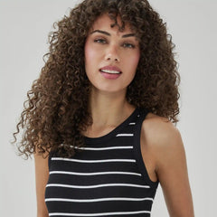 Ribbed Striped Tank Top