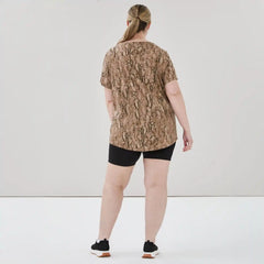 Women+ Active Printed Scoop Neck T-Shirt