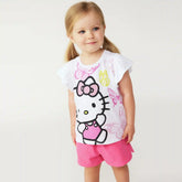 Toddler Girls' Hello Kitty® Ruffled T-Shirt