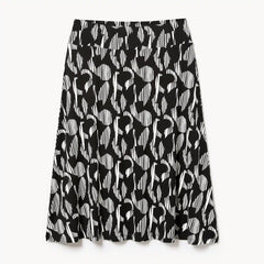 Printed Midi Skirt