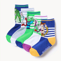 Toddler Boys' Pixar Toy Story 5-Pack Socks