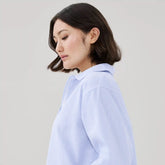 Oversized Striped Button-Up Shirt