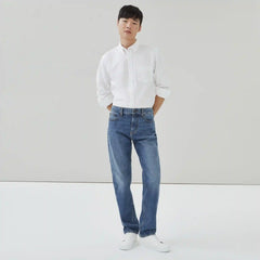 Men's Medium Wash Straight Fit Jean