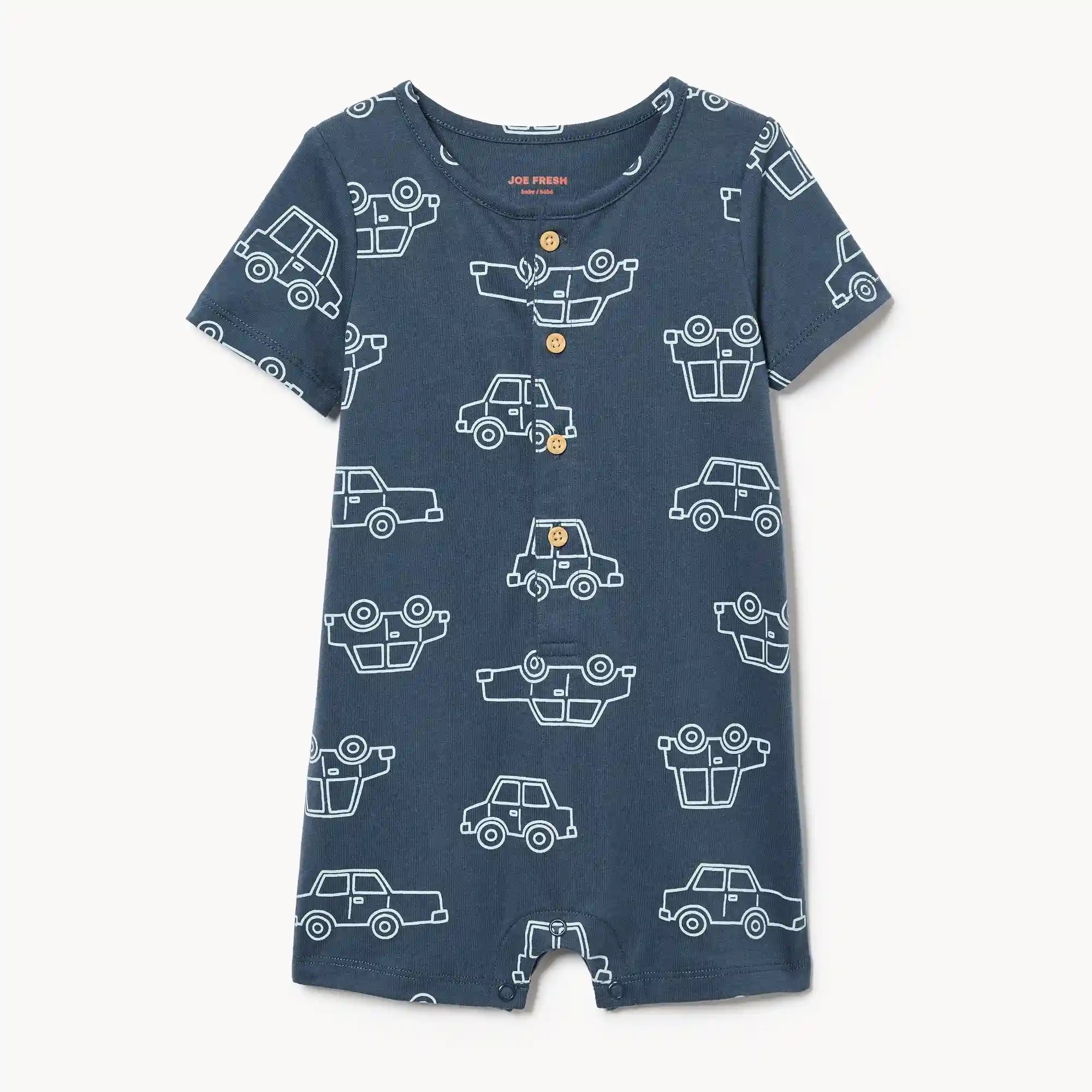Baby Boys' Printed Romper