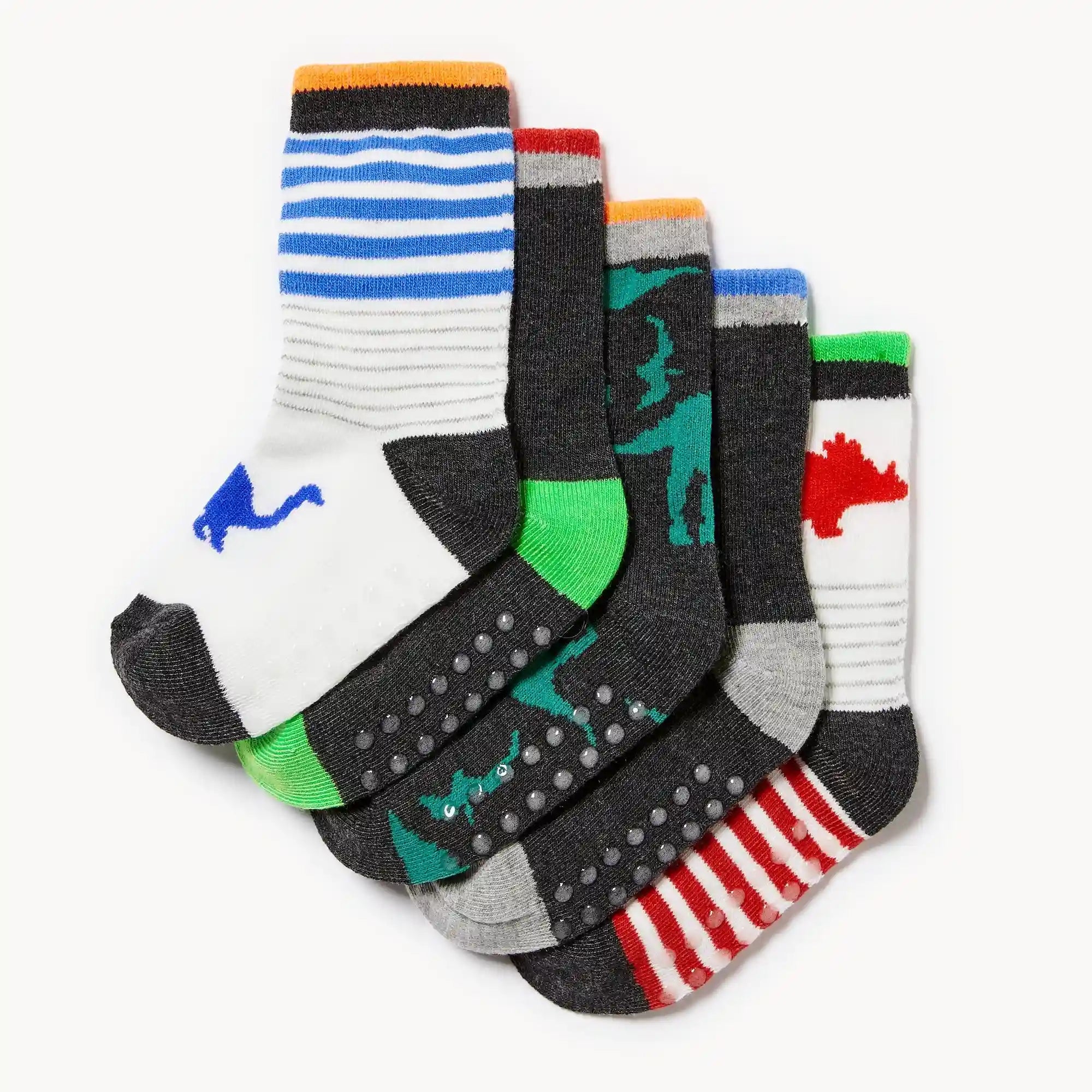 Toddler Boys' 5-Pack Crew Socks